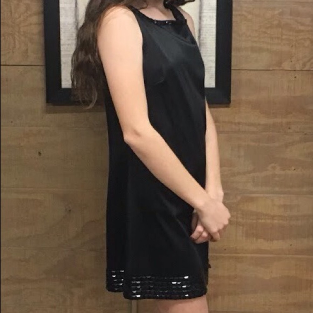 Anthropologie Satin Mini-Dress